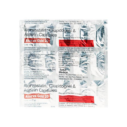 ATORVA GOLD 20mg Capsule 15's