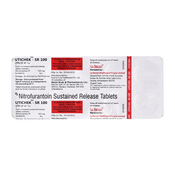 Utichek SR 100mg Tablet 10'S