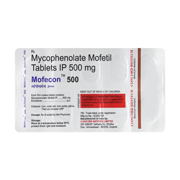 MOFECON 500mg Tablet 10's