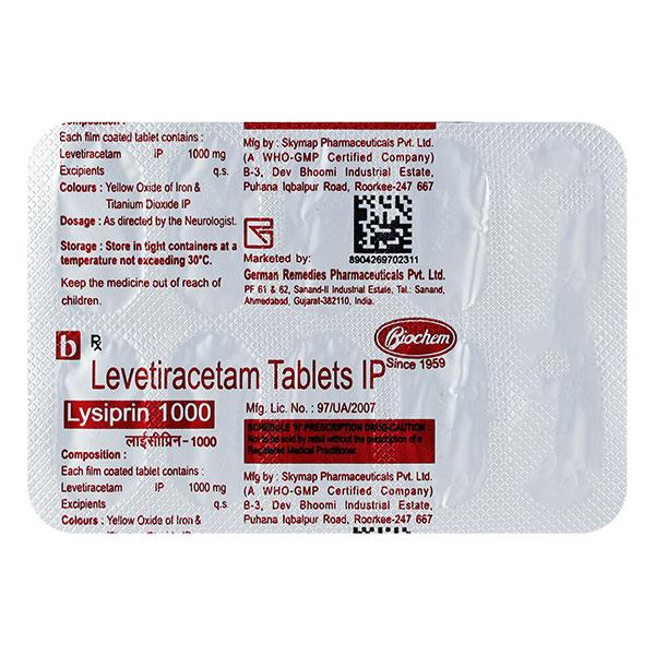 LYSIPRIN 1000 Tablet 10's