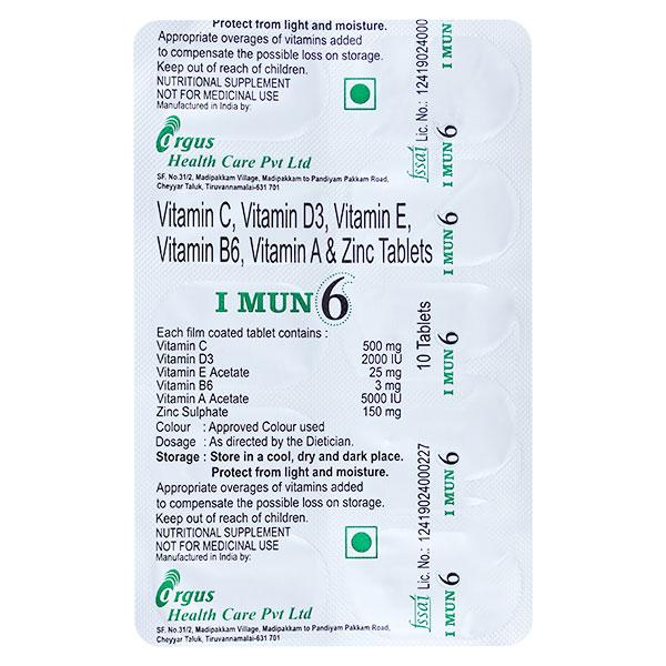 I MUN 6 Tablet 10's