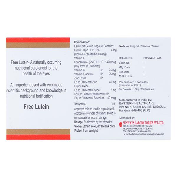 Eyevital LX Capsule 10'S