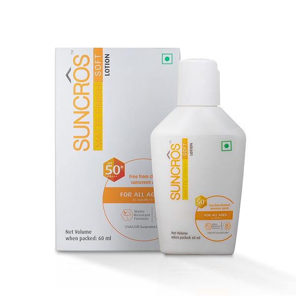 Suncros Matte Finish Soft 50+ Lotion 60ml