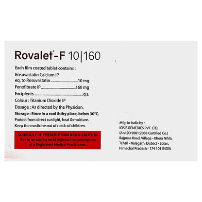 ROVALET F 10/160 Tablet 10's
