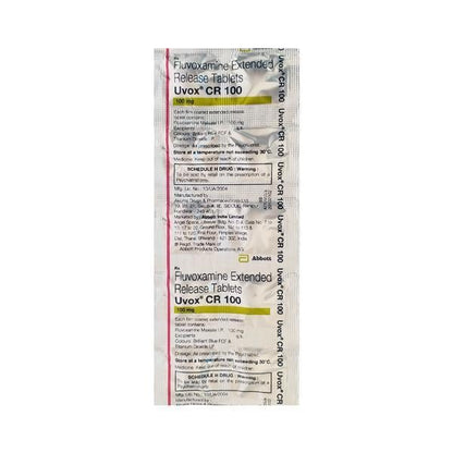 Uvox CR 100mg Tablet 10'S
