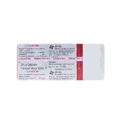 LITHEX SR 400mg Tablet 10's