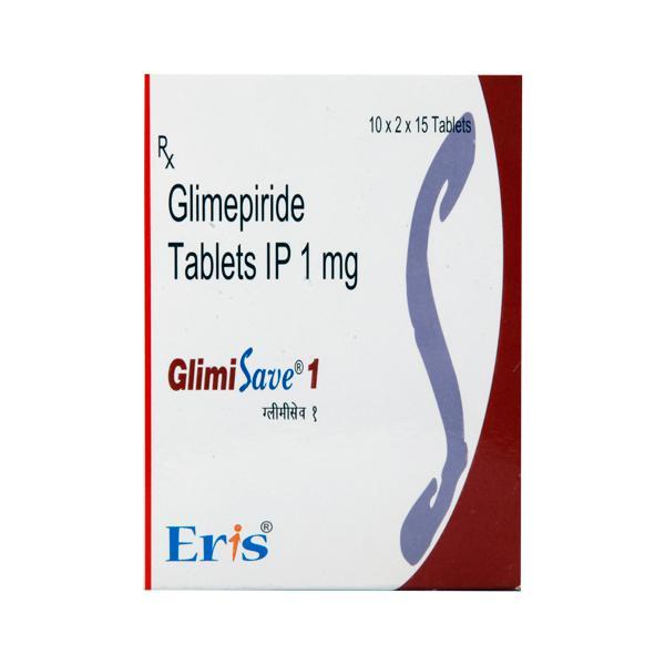 Glimisave 1mg Tablet 15'S