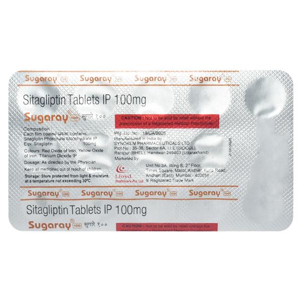 SUGARAY 100 Tablet 15's