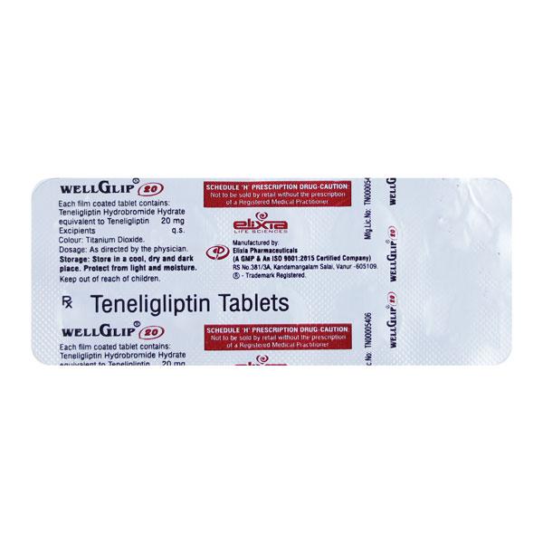 WELLGLIP 20mg Tablet 10's