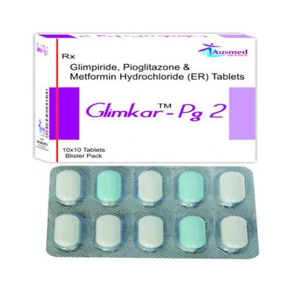 GLIMKAR PG 2 Tablet 10's