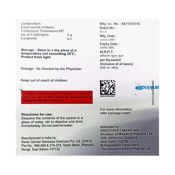 ZENFLOX UTI Orange Flavour Sachet 8g