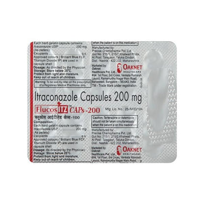 Flucos Itz 200mg Capsule 10'S