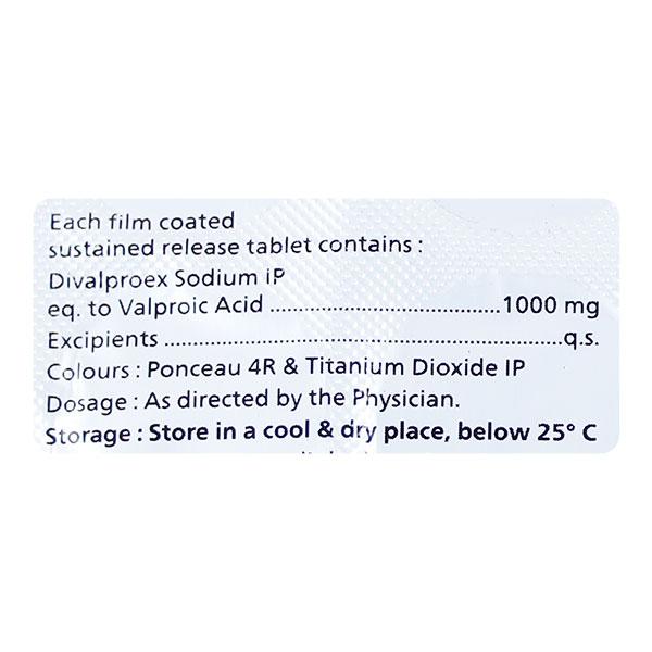 DIVATAG SR 1000mg Tablet 10's