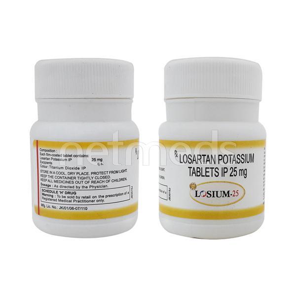 Losium 25mg Tablet 30'S