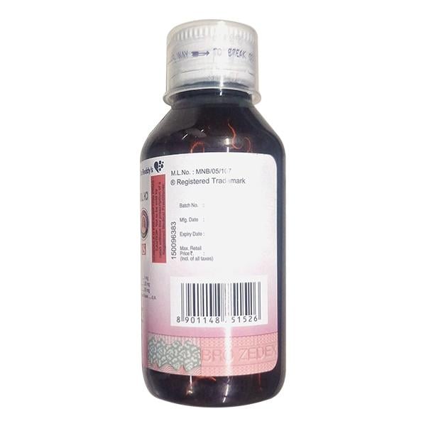 BRO ZEDEX LS WET COUGH RELIEF RASPBERRY FLAVOUR Expectorant 100ml