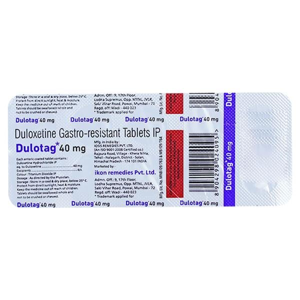 DULOTAG 40mg Tablet 10's