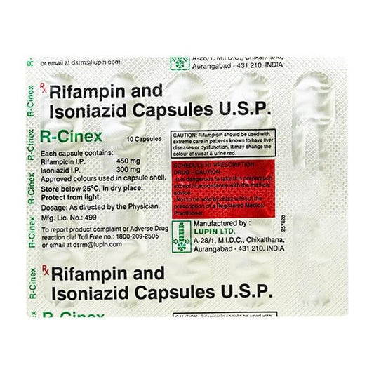 R CINEX 450MG CAPSULE 10'S