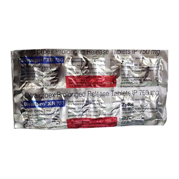 Divalpro XR 750mg Tablet 10'S