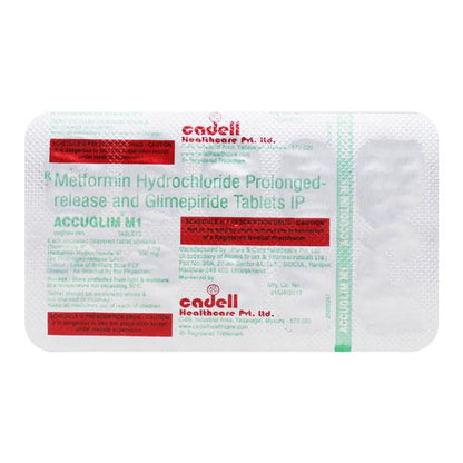 ACCUGLIM M1 Tablet 10's