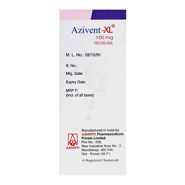 AZIVENT XL 100 MG REDIUSE Oral Suspension 30ml