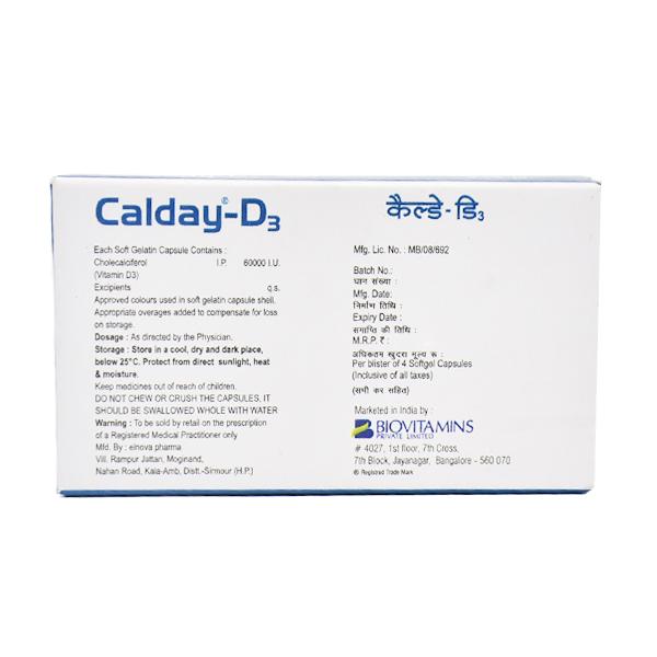 CALDAY D3 Capsule 4's