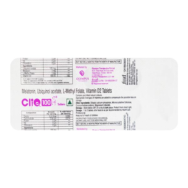 CLIQ 100 Tablet 10's