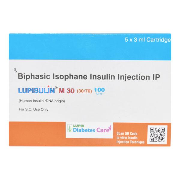 Lupisulin M30 30/70 100IU Cartridge 5X3ml
