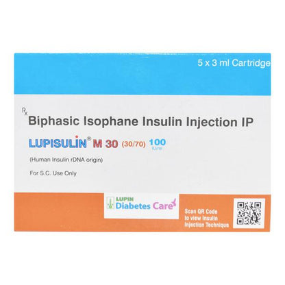 Lupisulin M30 30/70 100IU Cartridge 5X3ml