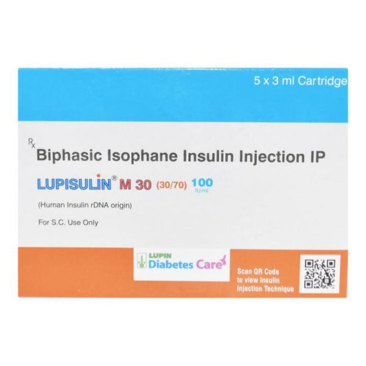 Lupisulin M30 30/70 100IU Cartridge 5X3ml