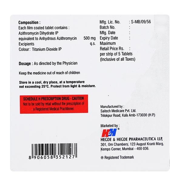 HHAZI 500mg Tablet 5's