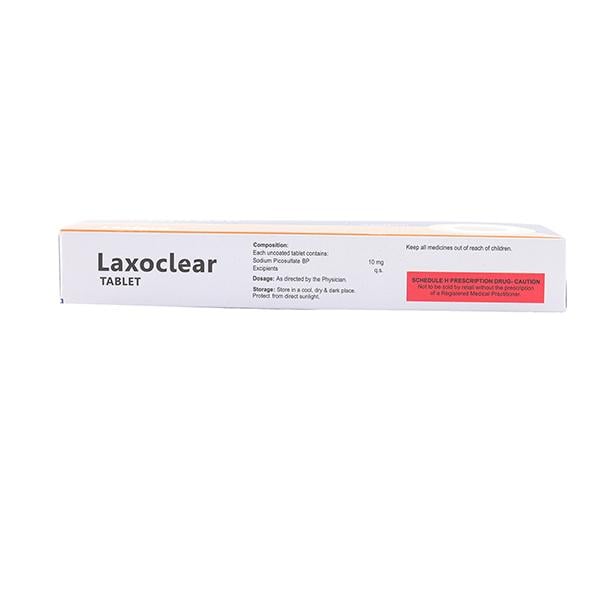 Laxoclear 10mg Tablet 10'S