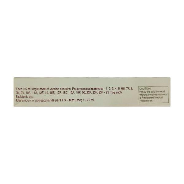 Pneumovax 23 Injection 0.5ml