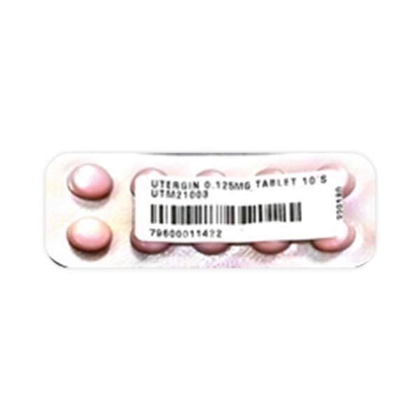 UTERGIN 0.125MG TABLET 10'S