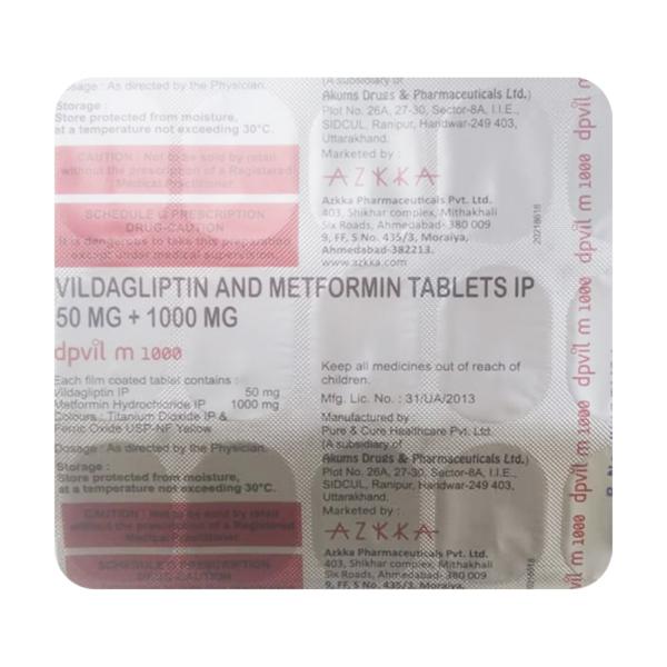 DPVIL M 1000 Tablet 15's