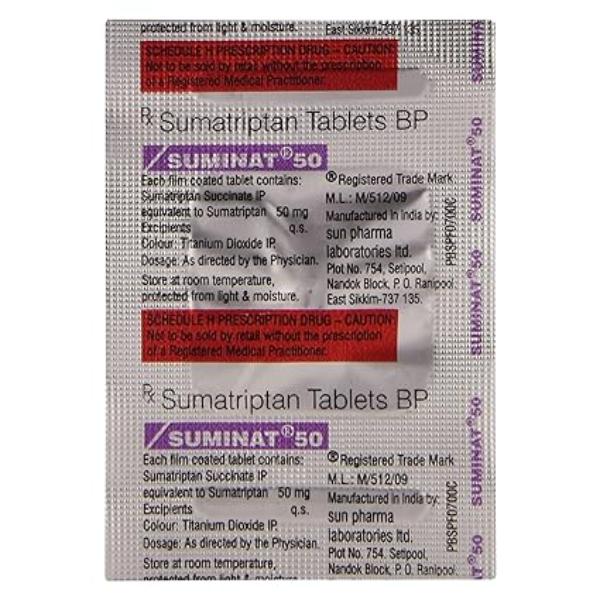 Suminat 50mg Tablet 1's