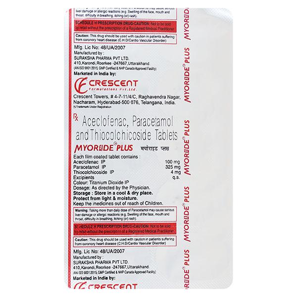 MYORIDE PLUS Tablet 10's