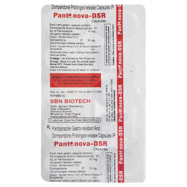 PANTONOVA DSR Capsule 10's