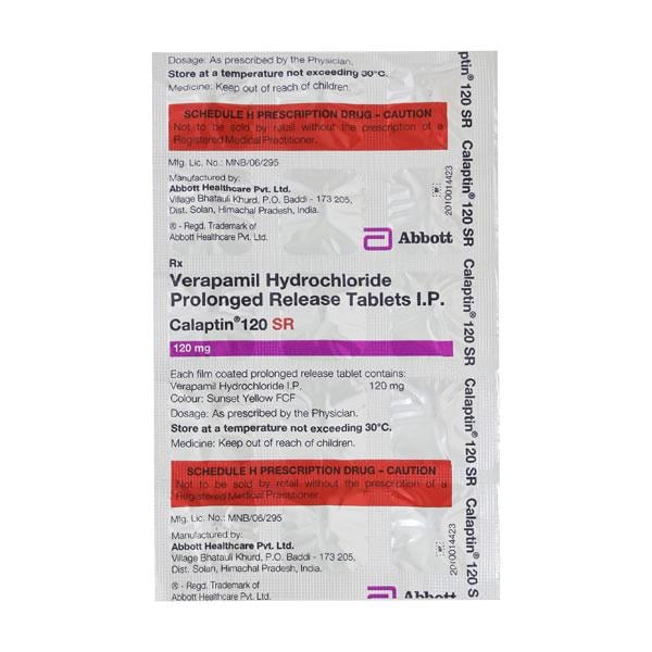 CALAPTIN 120 SR Tablet 15's
