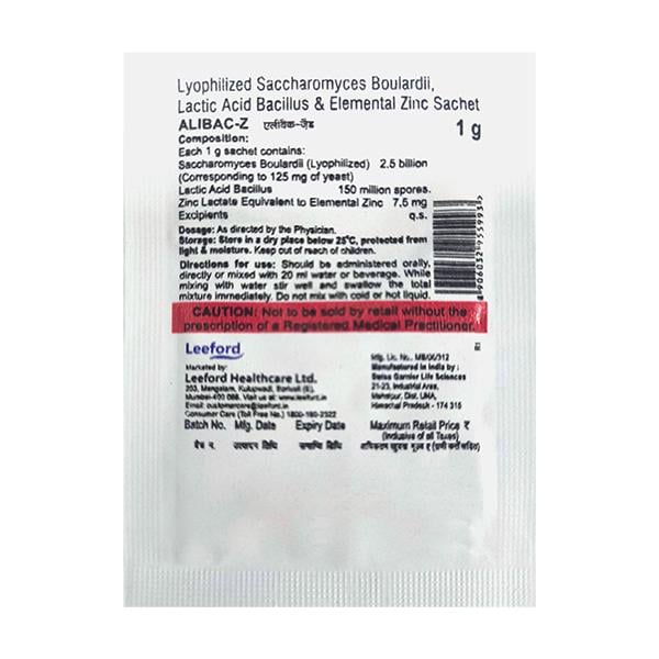 ALIBAC Orange Flavour Sachet 1gm