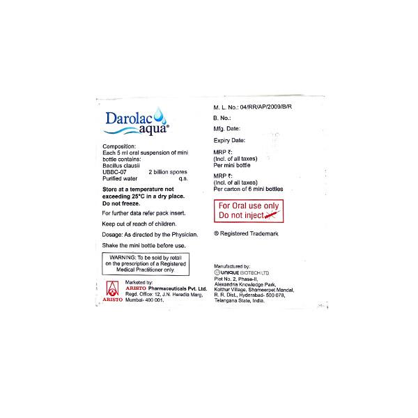 Darolac Aqua Suspension 6X5ml