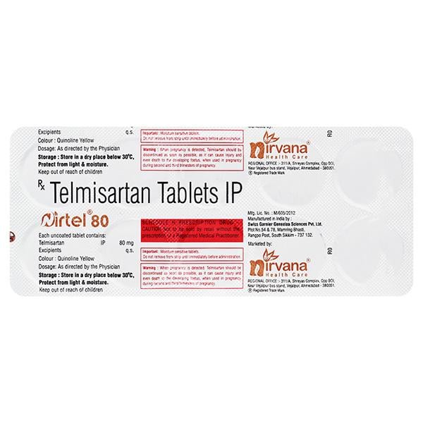 NIRTEL 80 Tablet 10's
