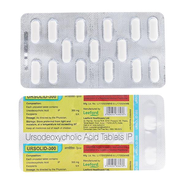 URSOLID 300 Tablet 15's