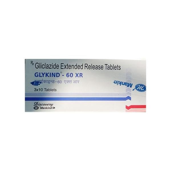 GLYKIND XR 60mg Tablet 10's