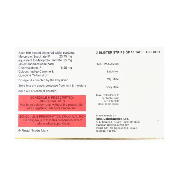 Vinicor D 25mg Tablet 10'S