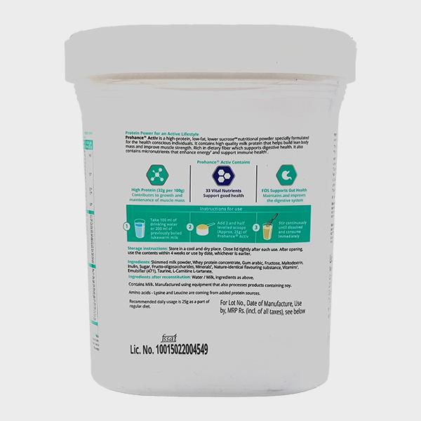 PROHANCE ACTIV VANILLA FLAVOUR Powder 400gm