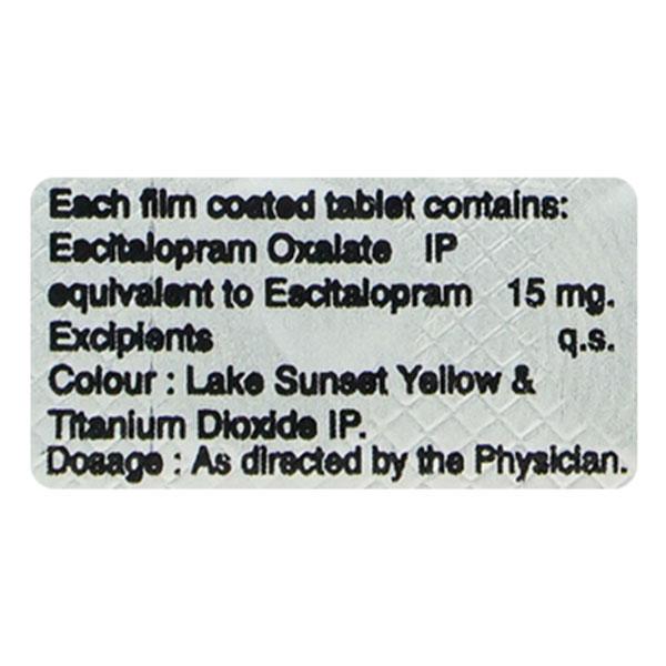 Escipra 15mg Tablet 10'S