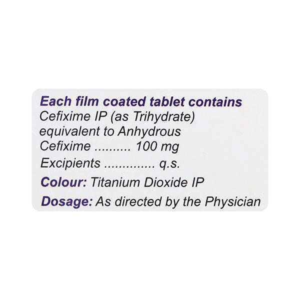 Cefix 100mg Tablet 10'S