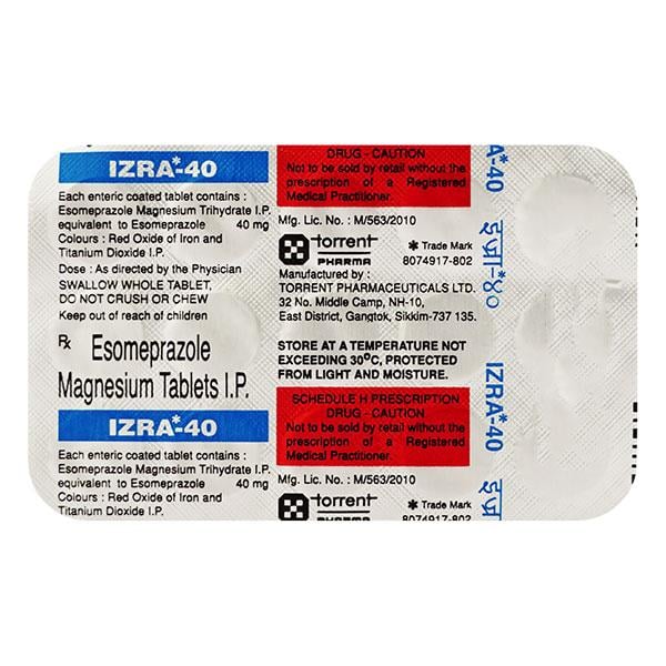 IZRA 40mg Tablet 15's