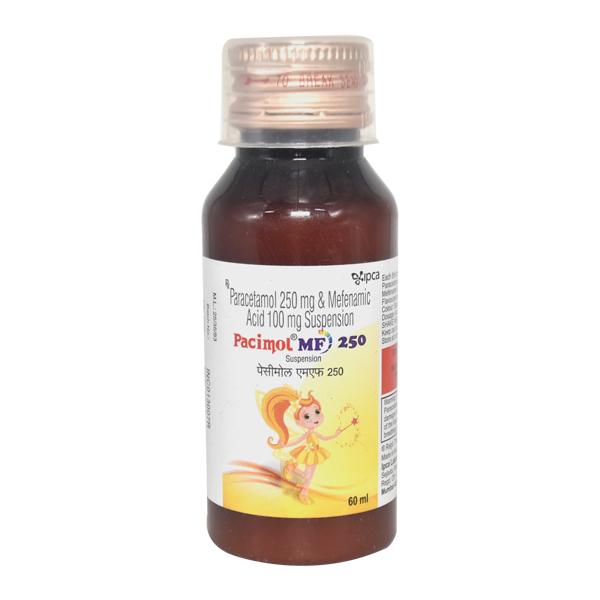 Pacimol MF 250mg Suspension 60ml