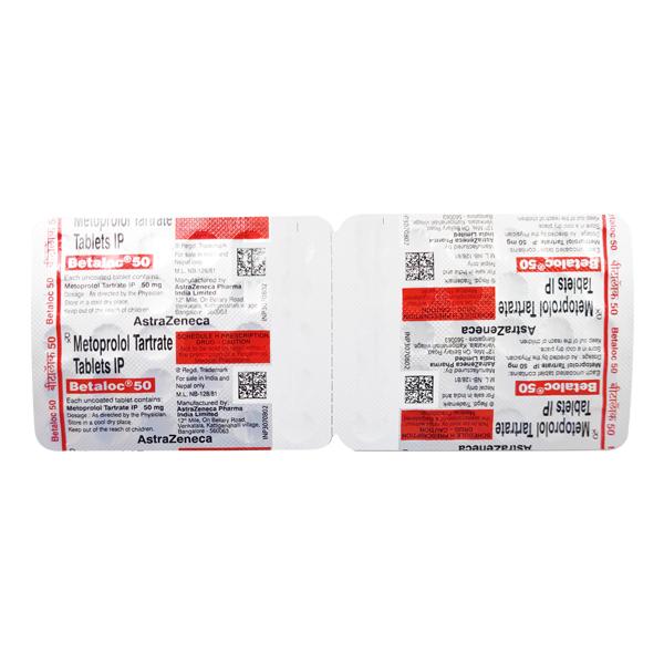 Betaloc 50mg Tablet 30'S